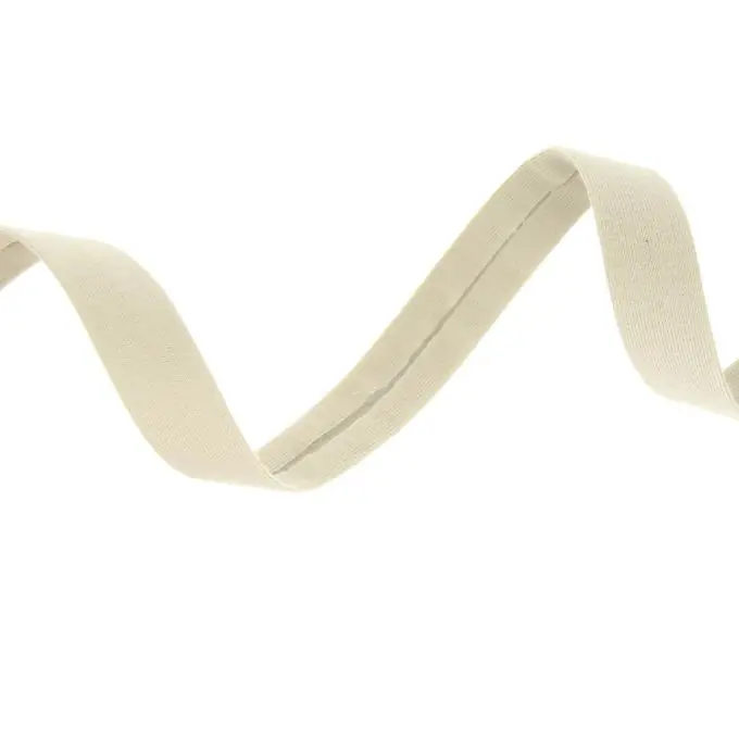 Bestpreis Schrägband aus Jersey, ecru