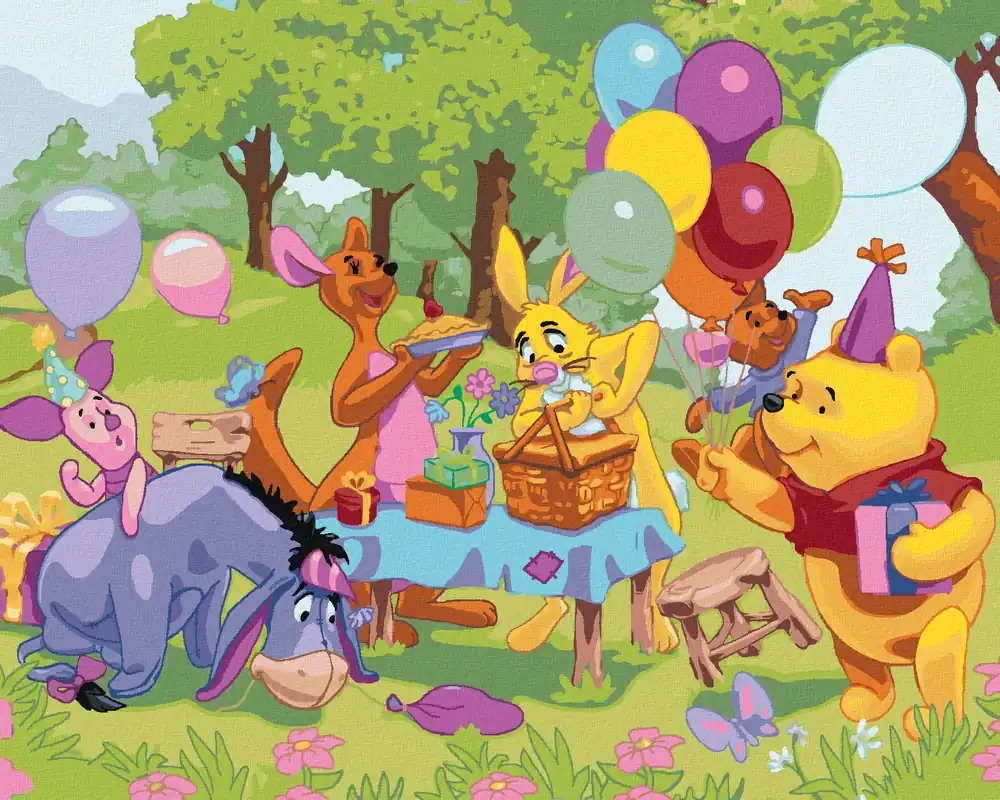 Diamond painting – WINNIE PUUH FEIERT GEBURTSTAG Rabatt